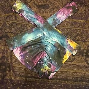 Scrunchy Butt Galaxy X Booty shorts